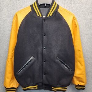 Matts Jackets Letterman‎ Varsity Jacket Wool Body Naugalite Sleeves Vintage USA